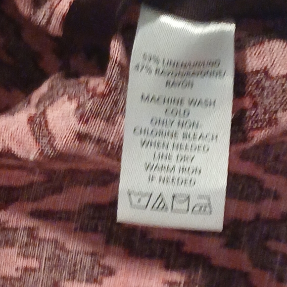 Ann Taylor LOFT Fuchsia/Magenta Linen Blend Chevron A-line Skirt Sz 2 - Picture 6 of 10